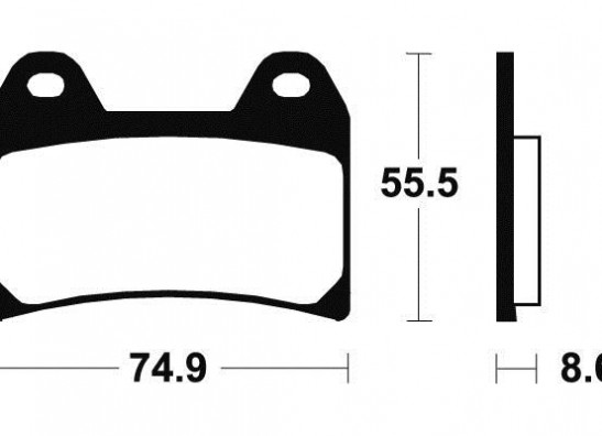 Remblokken voor Ducati 848