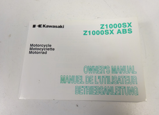 Fahrerhandbuch Kawasaki Z 1000 Sx