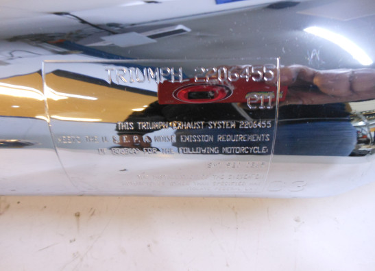 Uitlaat Triumph Thruxton 900