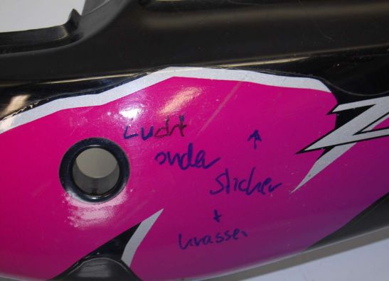 Linker achterkant Kawasaki ZXR 750