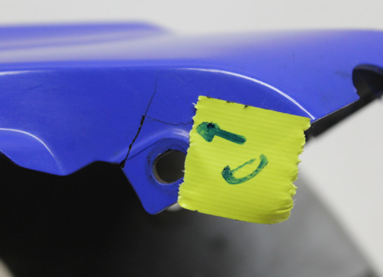 Rechter achterkant Kawasaki ZXR 750