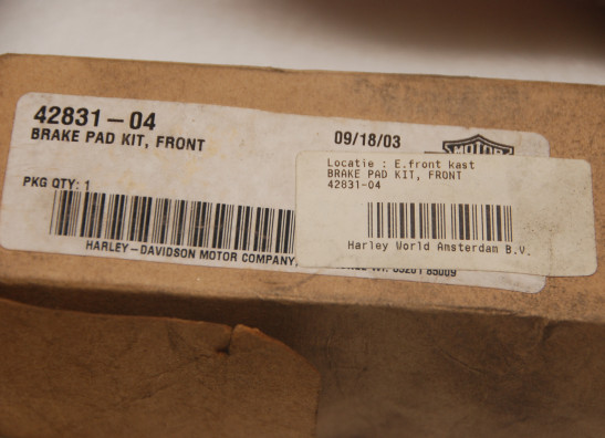 Braking pads front Harley Davidson Sportster