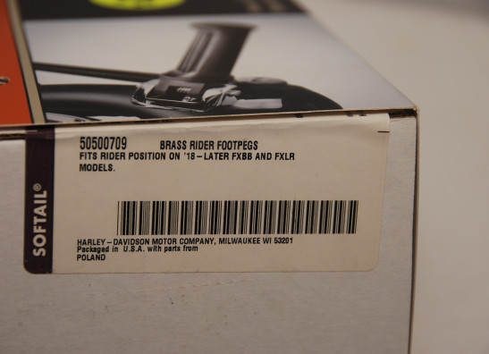 Duo voetsteun set Harley Davidson Softtail