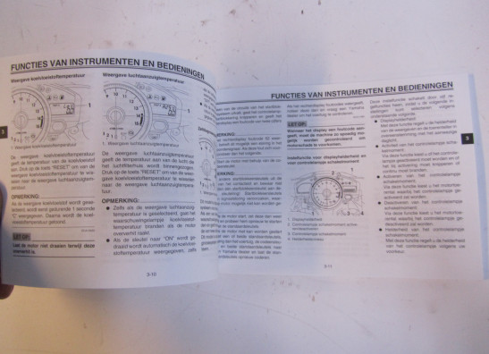 Instructieboekje Yamaha YZF R1