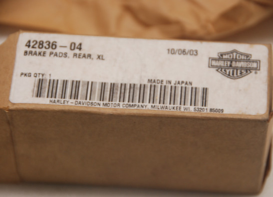 Braking pads rear Harley Davidson Sportster