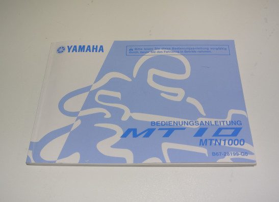 Instructieboekje Yamaha MT 10