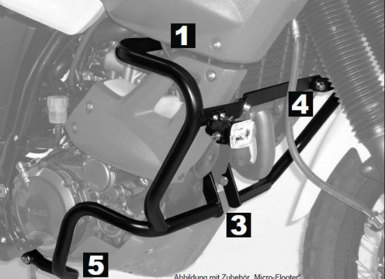 Motorschutzbugel Sturzbugel Yamaha XTZ Tenere