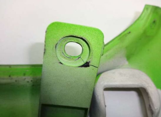 Rechter achterkant Kawasaki ZX 6 R