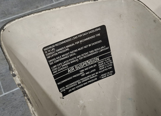 Luggage set Harley Davidson FLHTC Electra Glide Classic