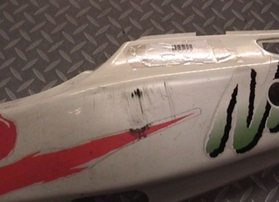 Heck links Kawasaki ZX 6 R