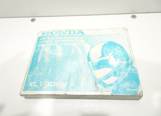 Instructieboekje Honda XL 1000 V Varadero