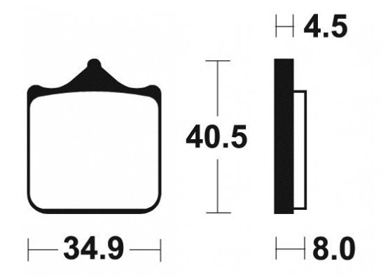 Braking pads front BMW S 1000 RR