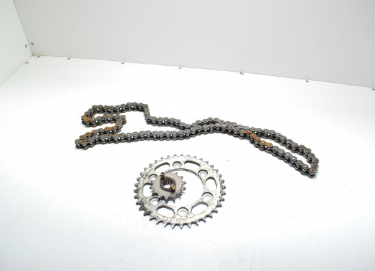Ketting en tandwielset Ducati Monster S4