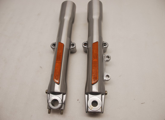 Fork pipe outside Harley Davidson Softtail