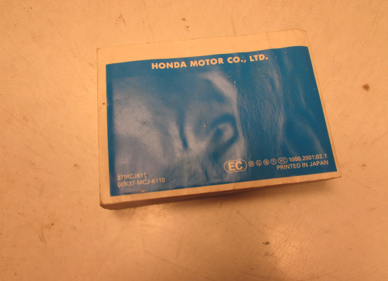 Instructieboekje Honda CBR Fireblade