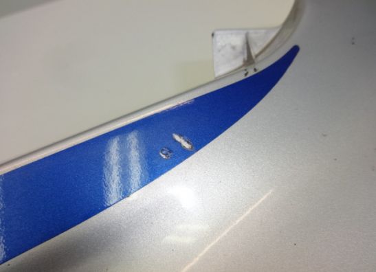 Cowl left rear Kawasaki ZZR 250