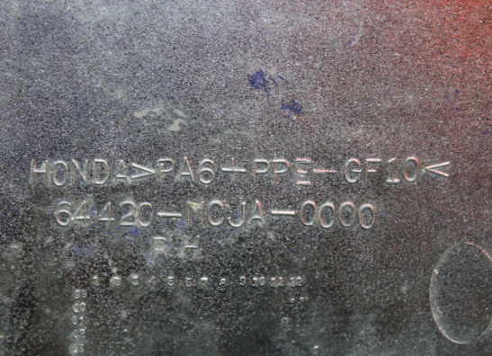 Rechter onderkuip Honda CBR Fireblade