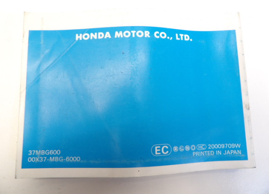 Fahrerhandbuch Honda VFR 800 I