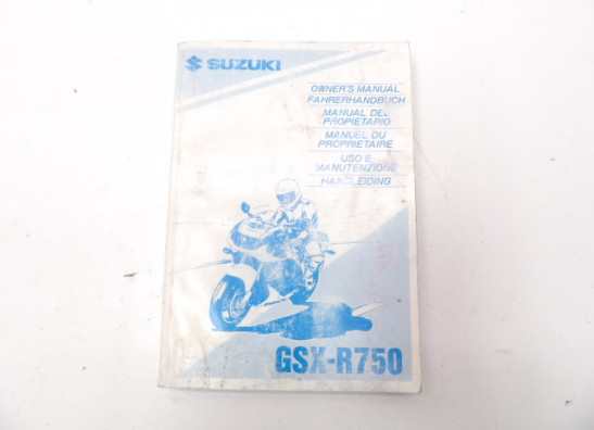 Instructieboekje Suzuki GSX R 750