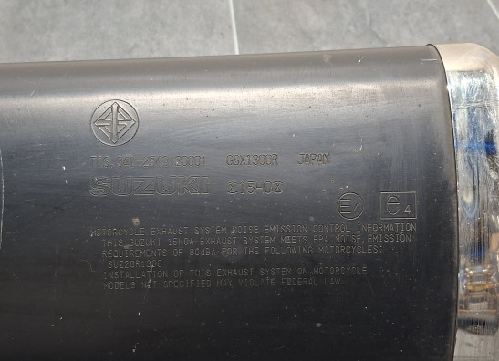 Uitlaat Suzuki GSX R 1300 Hayabusa