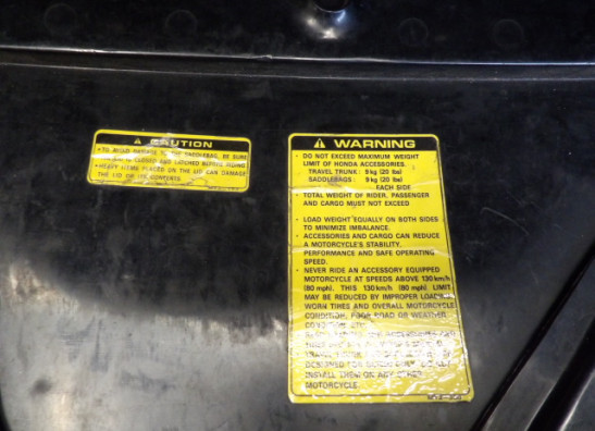 Rechter koffer Honda Goldwing GL