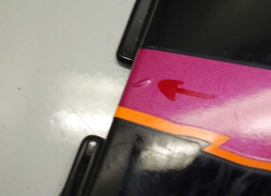 Rechter achterkant Suzuki GSX R 750