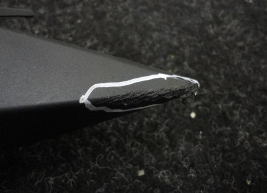 Rechter achterkant Yamaha MT 09