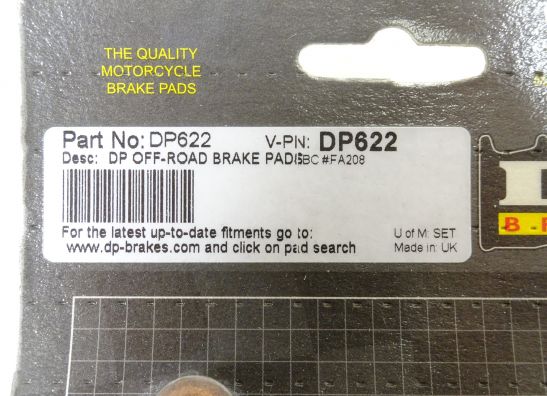 Remblokken achter KTM 620 Duke