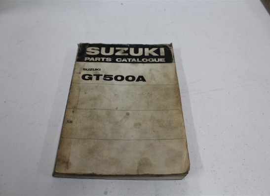 Parts book Suzuki GT 500
