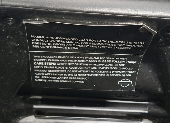 Koffersatz Harley Davidson FLSTC Heritage Softail Classic