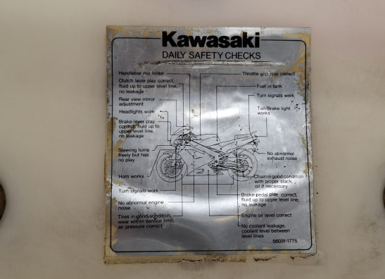 Zadel Kawasaki ZXR 750