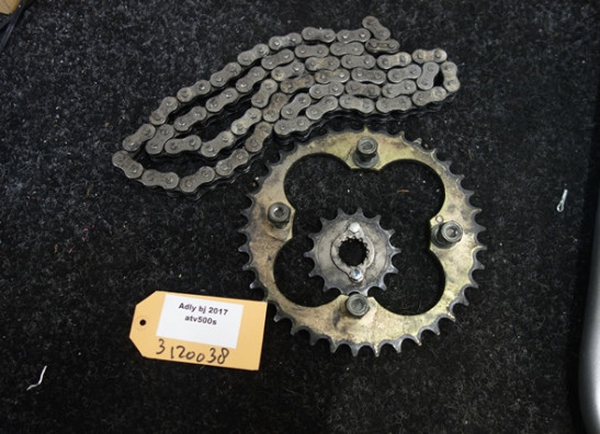 Chain and sprocket kit Adly 500 S Quad