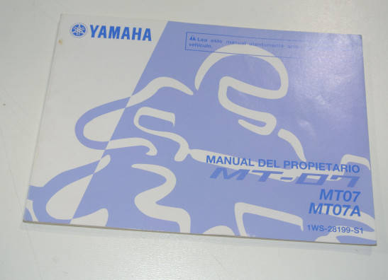 Instructieboekje Yamaha MT 07