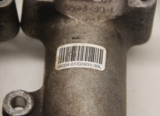 Fork pipe outside Harley Davidson Softtail