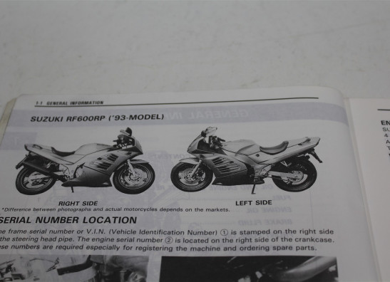 Werkplaatshandboek Suzuki RF 600