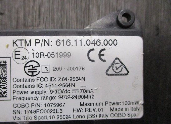 Relais unit KTM 1290 Super Duke GT