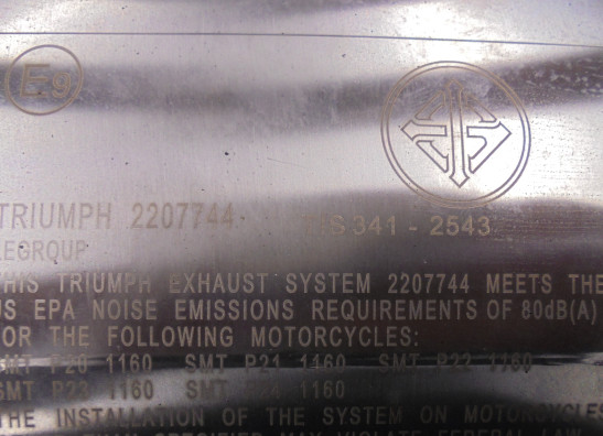 Auspuff Triumph Tiger 1200 Explorer GT PRO