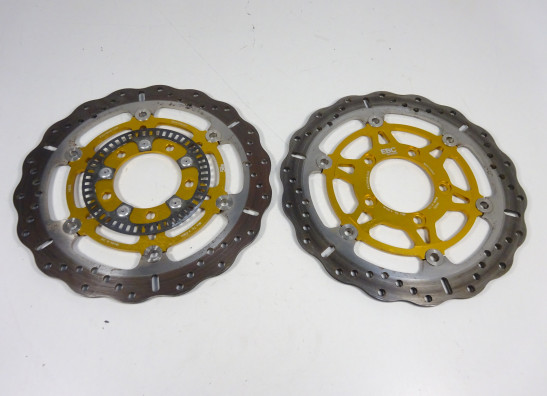 Remschijven set Kawasaki ER 6 2012-2015
