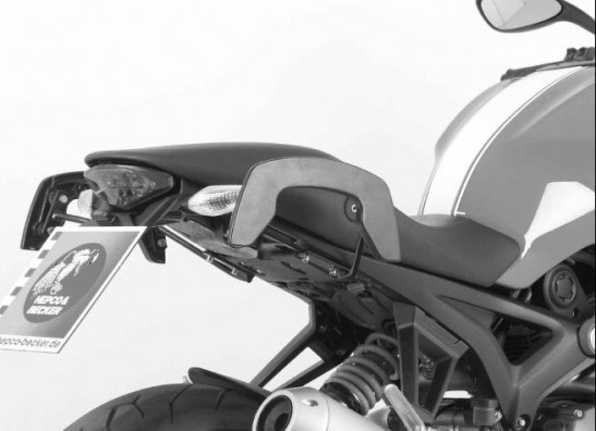 Suitcase bracket set Ducati monster 1100