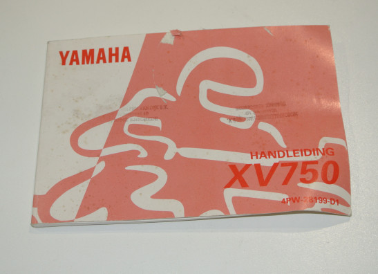 Instructieboekje Yamaha XV 750 Virago