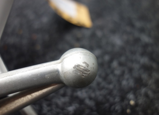 Duo voetsteun links Benelli TNT 1130 cafe racer