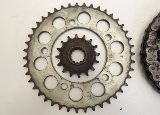 Ketting en tandwielset Honda CBF 1000