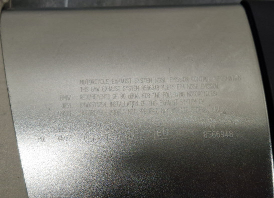 Uitlaat BMW R 1250 GS