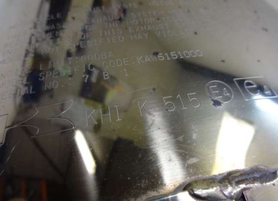 Uitlaat Kawasaki Z 1000