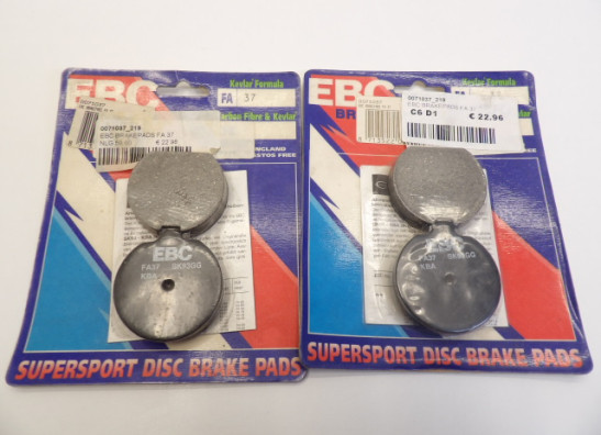 Braking pads rear Kawasaki Z 900 Z1