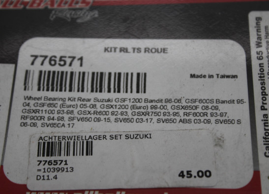 Rear wheel Suzuki GSX R 1100