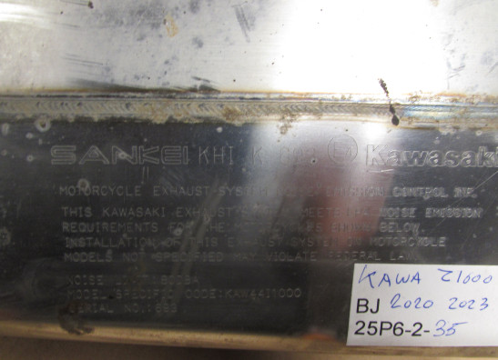Muffler Kawasaki Z 1000 Sx