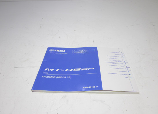 Fahrerhandbuch Yamaha MT 09