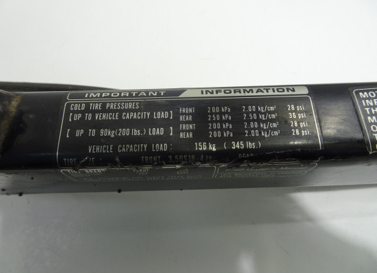 Achterbrug Honda VT 500