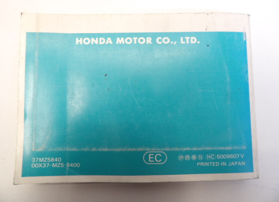 Instructieboekje Honda VF 750 C Magna